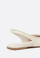 Leather-effect slingback ballet 3