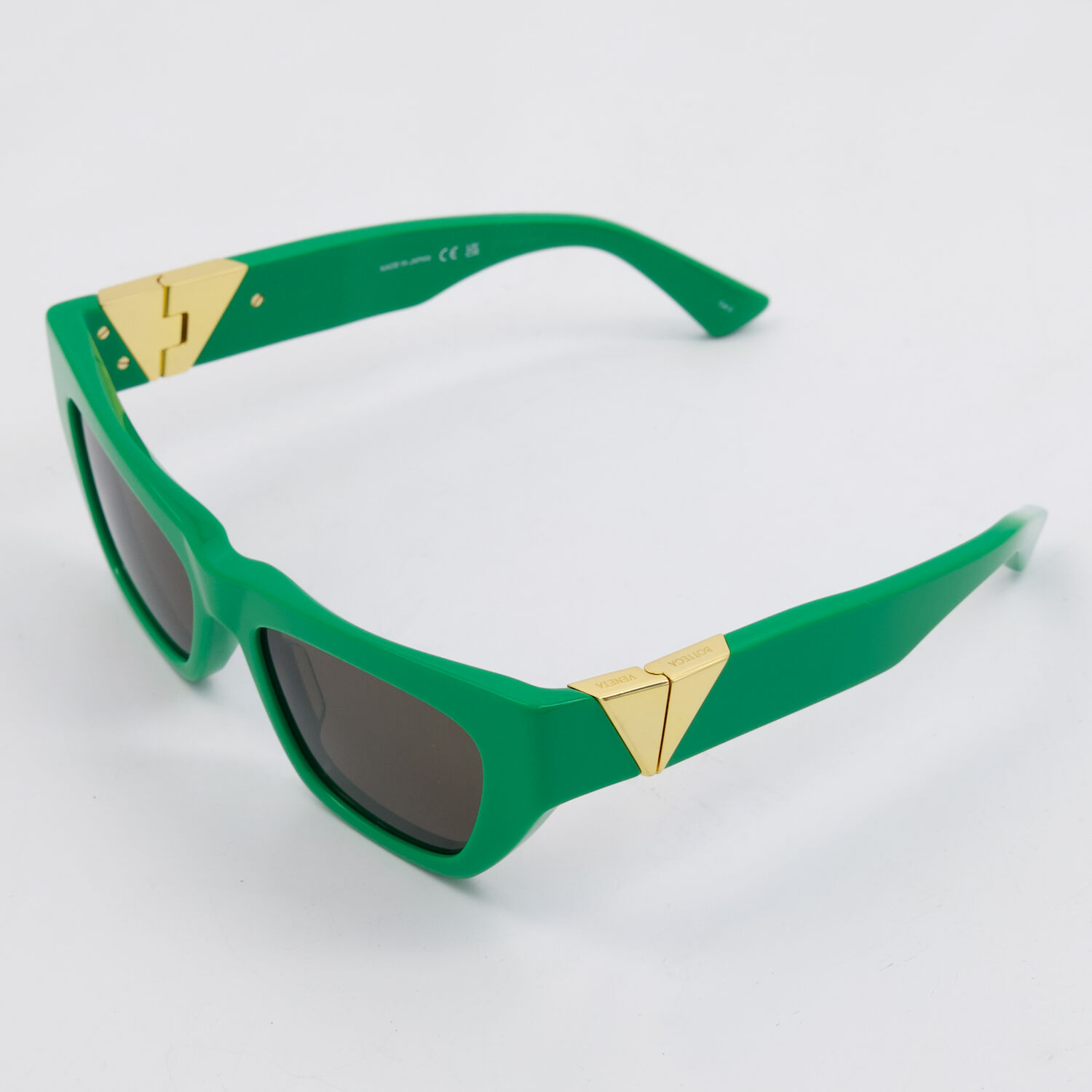 Retro Green Angular Sunglasses 2