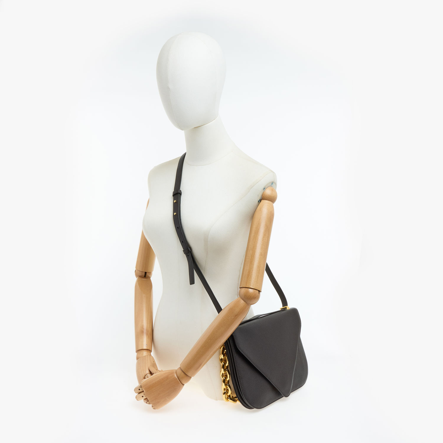 Classic Black Envelope Crossbody Bag 3