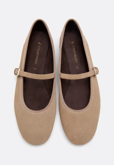 Leather Mary Jane ballet flats 3