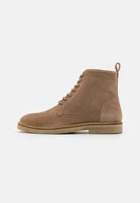 Zign by Zalando LEATHER - Lace-up ankle boots - taupe