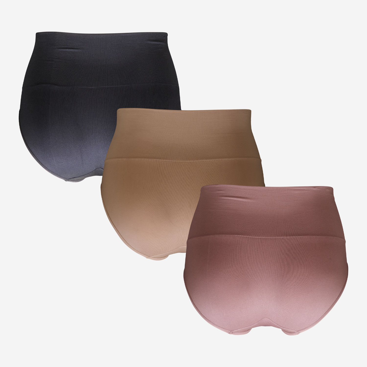 3 Pack Seamless High-Waist Control Briefs 2