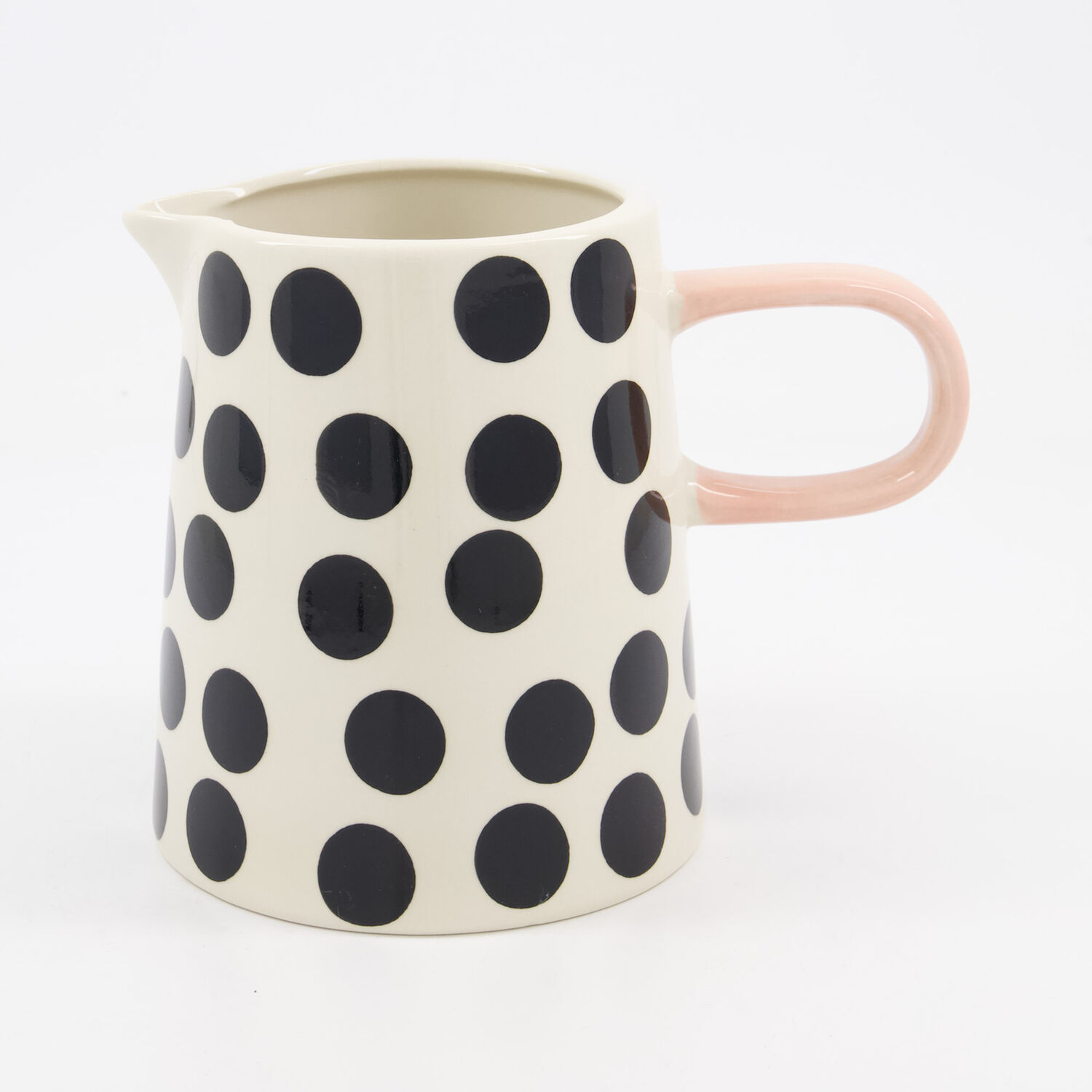 White Dot Patterned Jug