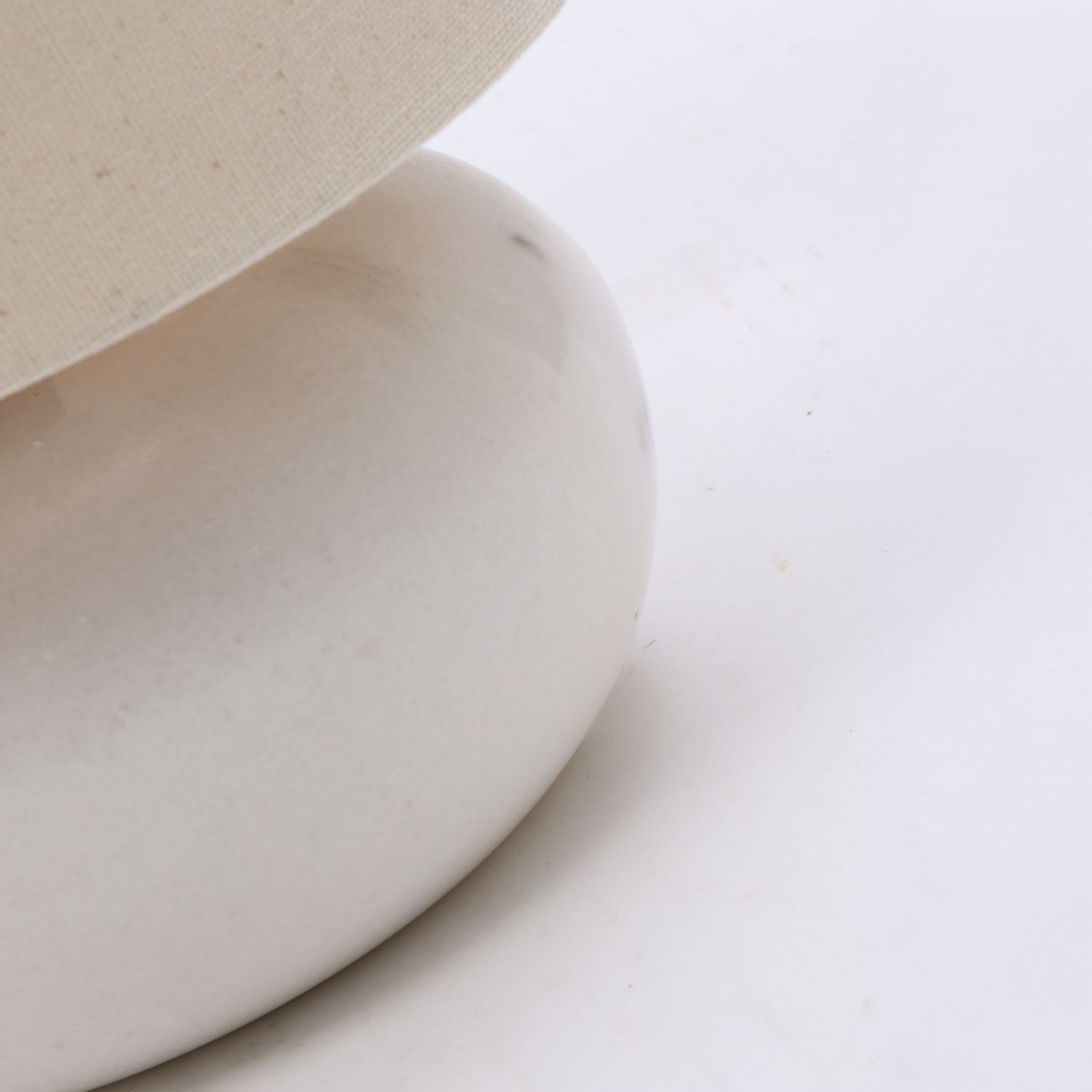 White Marble Table Lamp 27x20cm 3