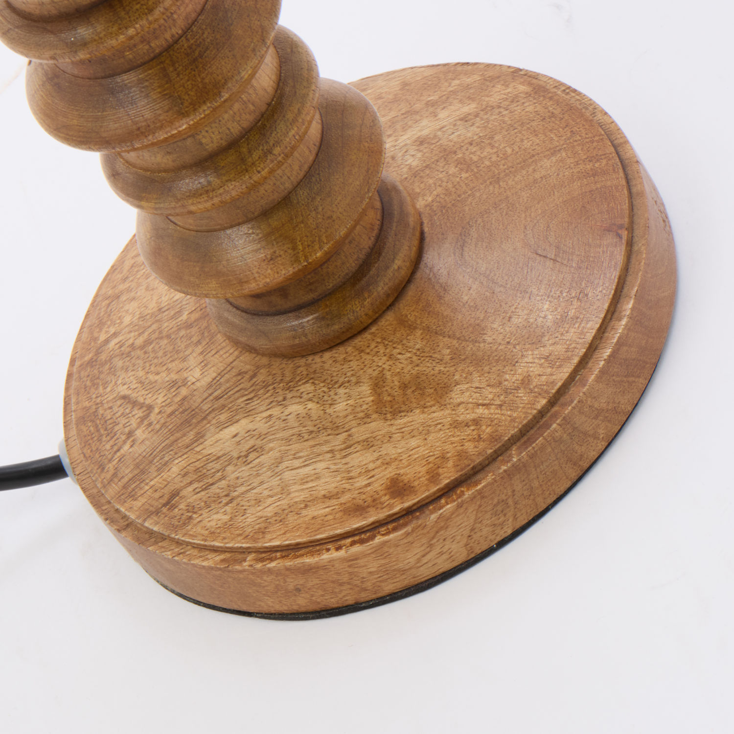 Wooden Crochet Sahd Table Lamp 62x29cm  3