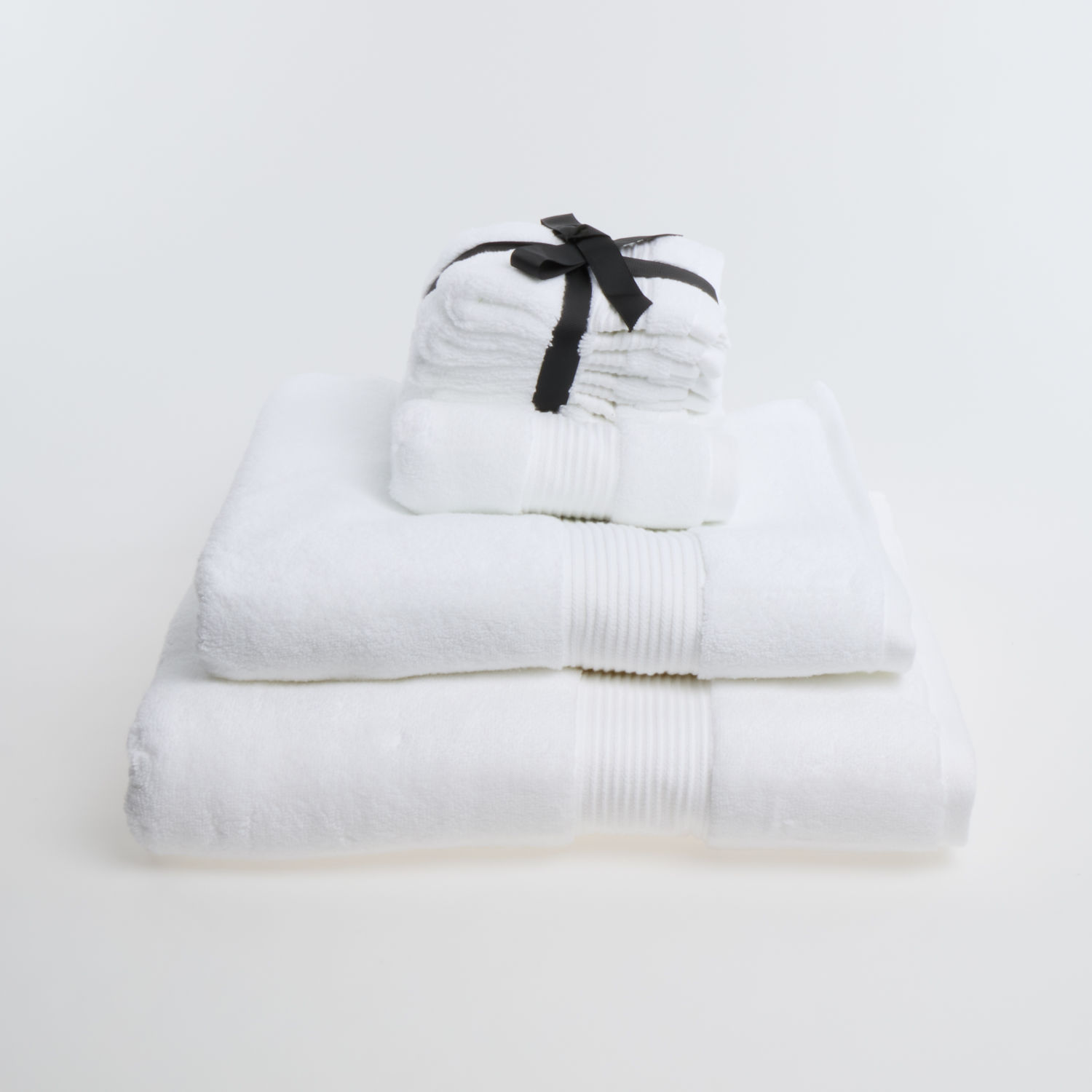 White Pure Cotton Plain Towels