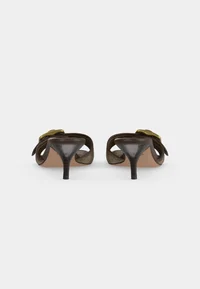 MARGOT SIGNATURE - Heeled mules - khaki/maple 3