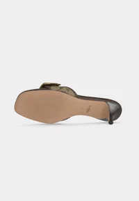 MARGOT SIGNATURE - Heeled mules - khaki/maple 5
