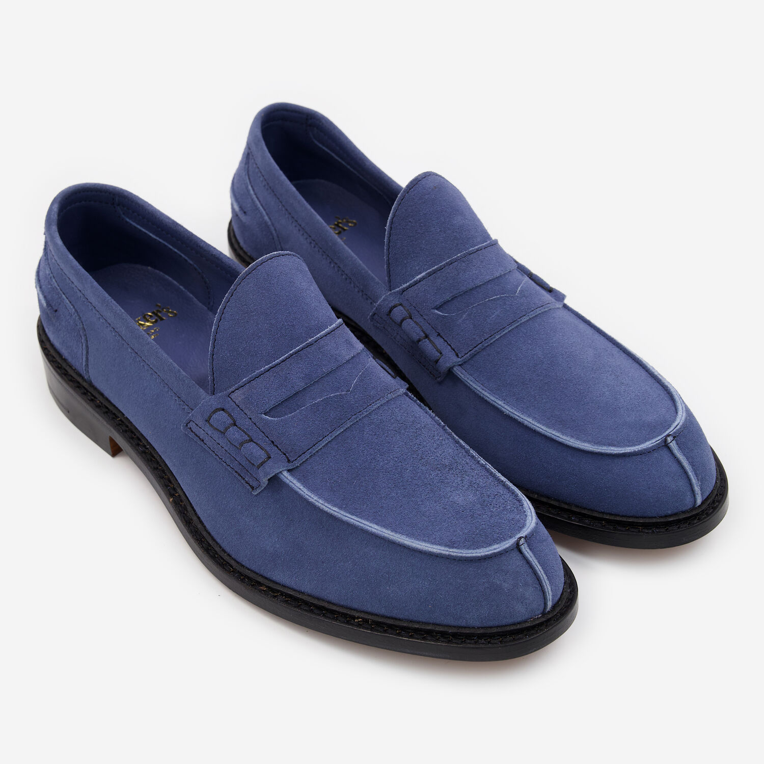 Indigo Suede Adam Step In Loafers