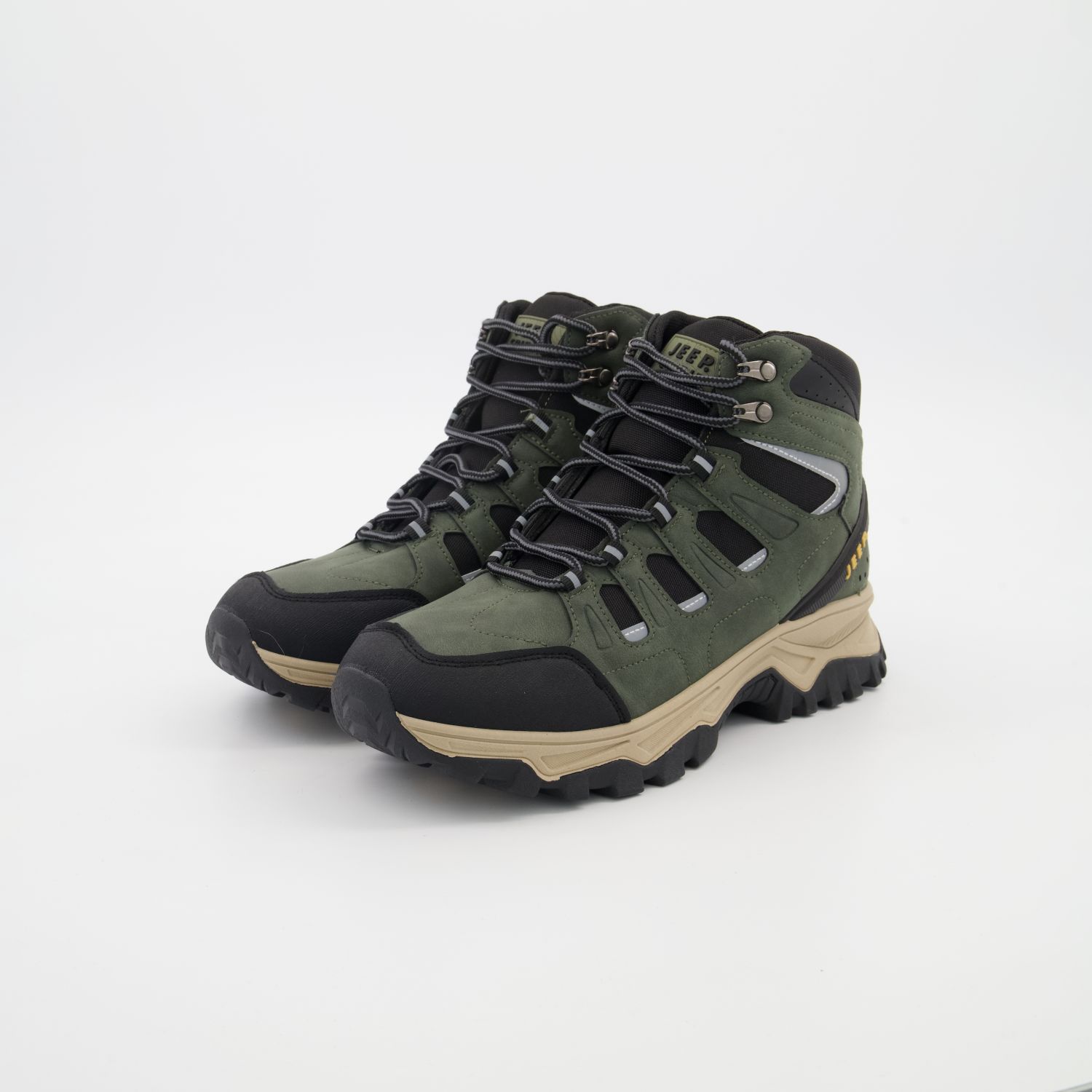 Olive & Black Titans Hiking Boots 3