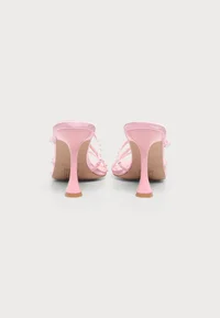 BRISA - High heeled sandals - pink satin/gems 3