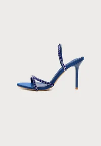 ALBA - High heeled sandals - blue satin
