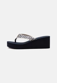 WEDGE SUMMER MONO - T-bar sandals - space blue