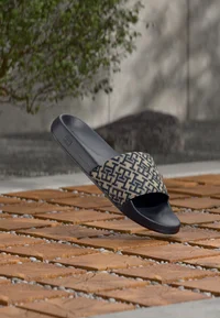 TH MONOGRAM POOL SLIDE - Mules - space blue