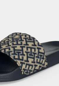 TH MONOGRAM POOL SLIDE - Mules - space blue 7