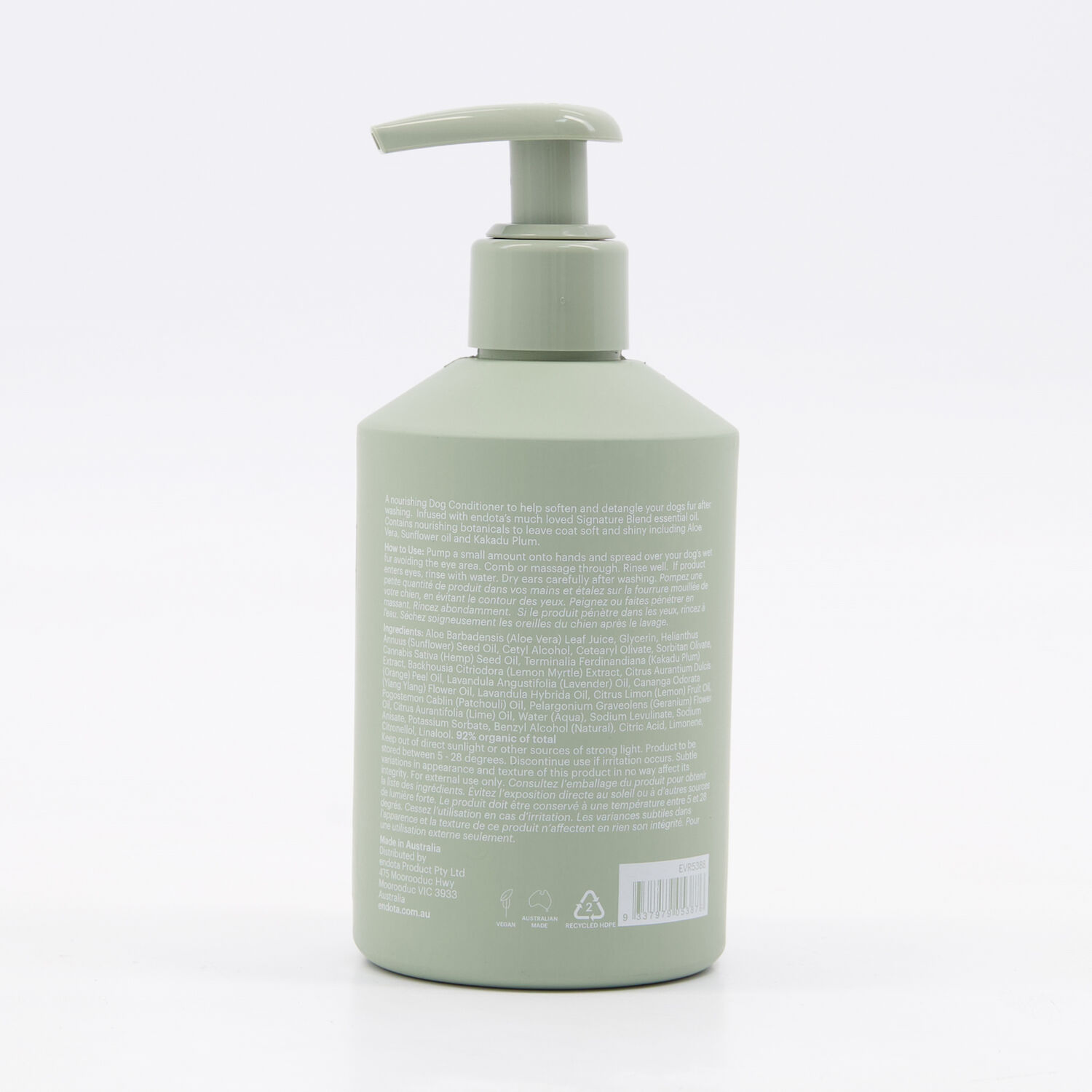 Endota Organics Signature Blend Dog Conditioner 250ml 2