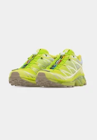 XT-6 UNISEX - Trainers - acid lime/sunny lime/feather gray 3