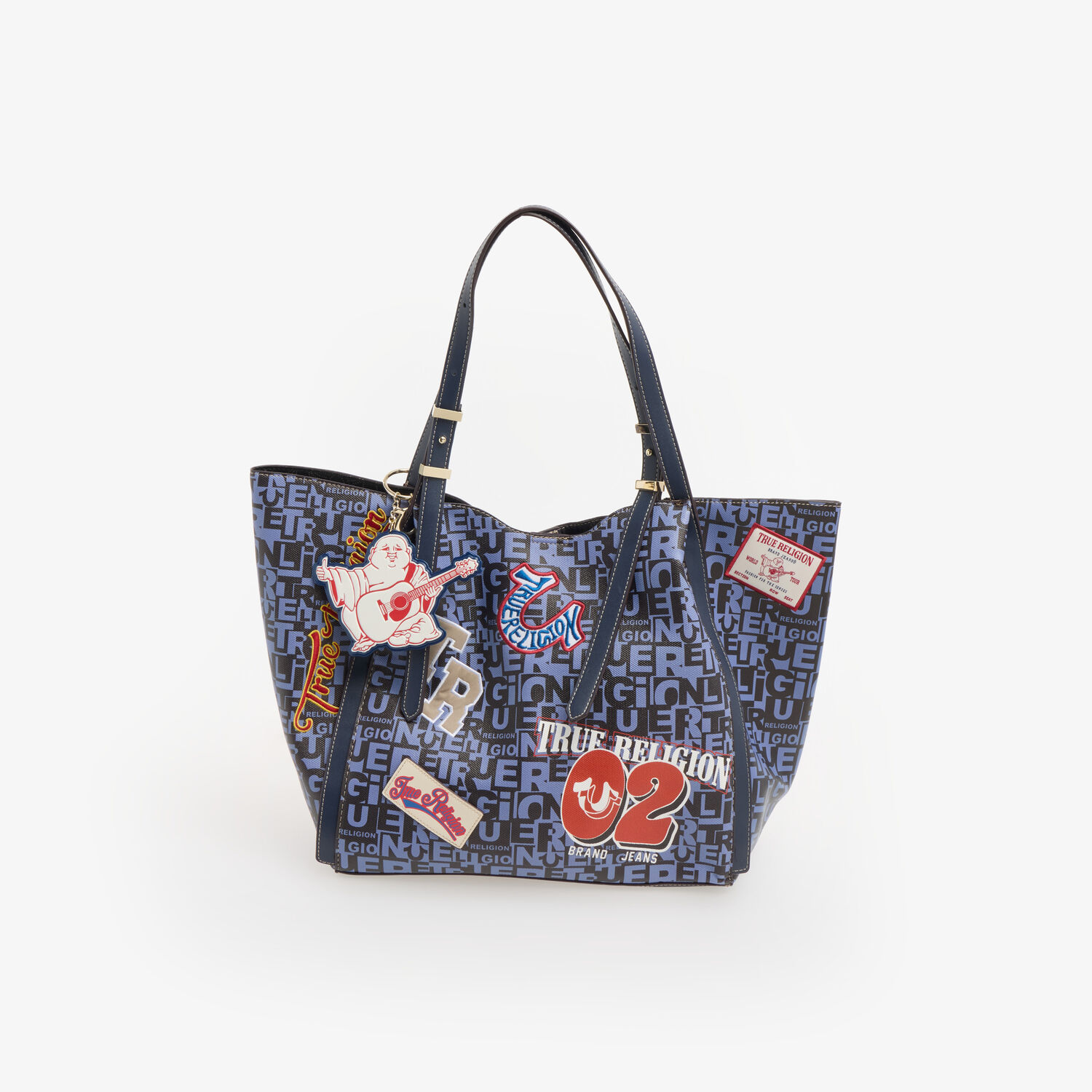 Navy Graphic Tote Bag