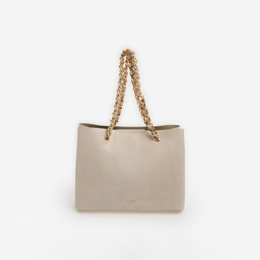Cream Croc Grab Bag