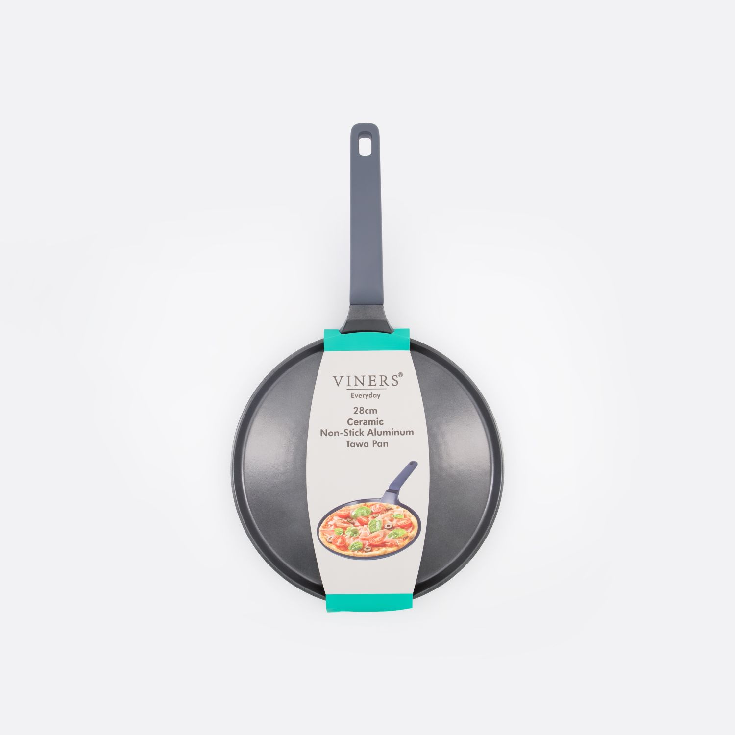 Viners 28cm Non-Stick Aluminium Tawa Pan 2